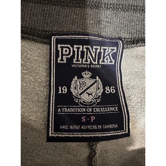 Pink Victoria’s Secret Gray Silver Skinny Sweatpants Size Small Vintage - Picture 4 of 12